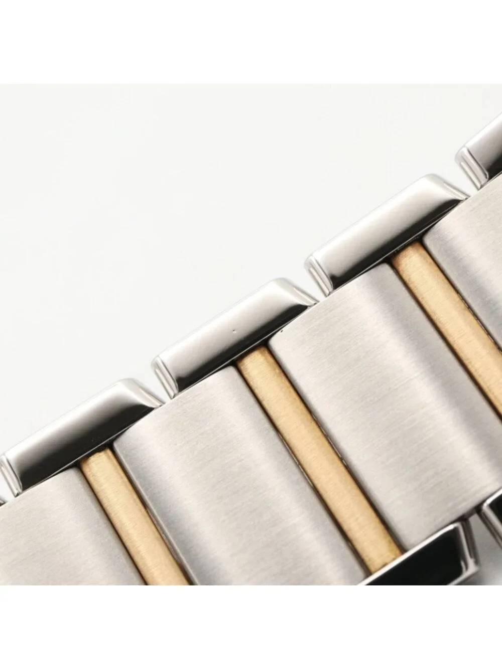 Cartier Watch Tank Francaise MM Boys' Silver 18K Stainless Steel